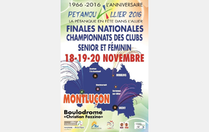 Finale du Championnat National des Clubs de pétanque à Montluçon.