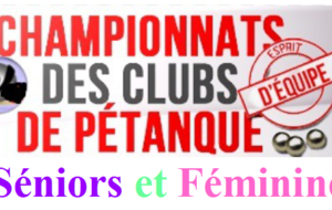 Champ. des Clubs Séniors et Féminines, 16 juin.