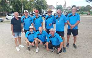 '' Les vétérans de la Pétanque Parodienne champions de Saône et loire ''