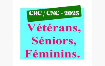 CRC - vétérans (17/18 sept.), féminin et open (4/5 et 18/19 oct.) et CNC (4/5 et 18/19 oct., 01/02 nov.)