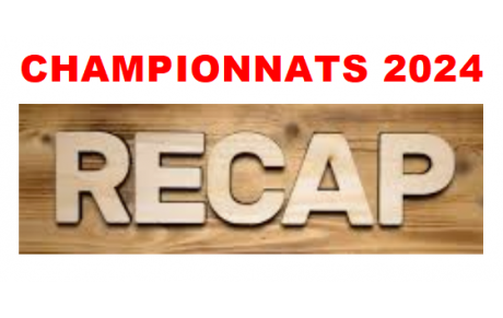 Récap. de tous les champ. 2024 de Saône-et-Loire et BFC.