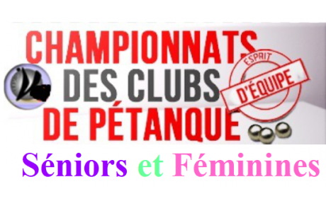 Champ. des Clubs Séniors et Féminines.