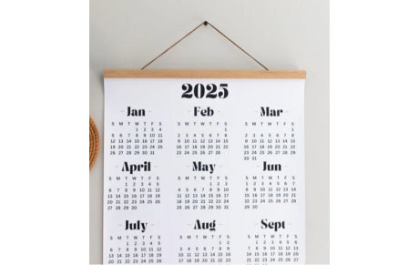Calendrier des Champ. de France 2025.